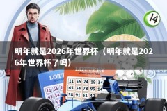 明年就是2026年世界杯（明年就是2026年世界杯了吗）
