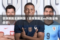 世预赛国足踢韩国（世预赛国足vs韩国全场录像）