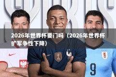 2026年世界杯要门吗（2026年世界杯扩军争性下降）