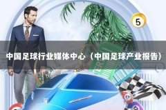 中国足球行业媒体中心（中国足球产业报告）