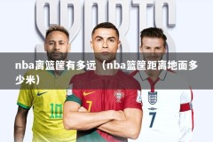 nba离篮筐有多远（nba篮筐距离地面多少米）