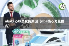 nba核心球员受伤原因（nba核心力量排名）