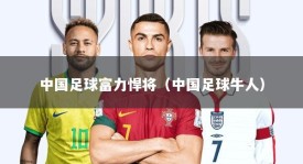 中国足球富力悍将（中国足球牛人）