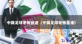 中国足球老板被逮（中国足球老板是谁）