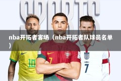nba开拓者客场（nba开拓者队球员名单）