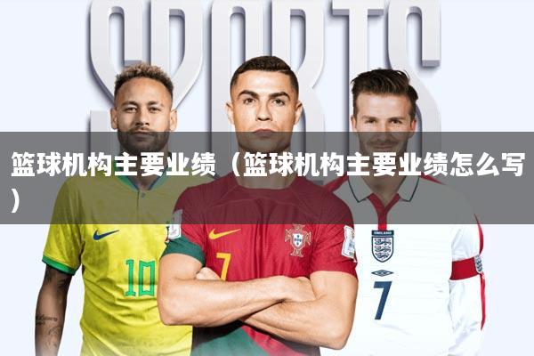 篮球机构主要业绩(篮球机构主要业绩怎么写)